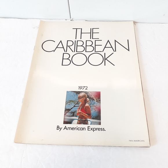 Vintage 1972 The Caribbean Book by American Express Pan Am Airlines - Picture 1 of 11